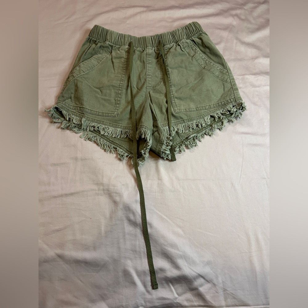 Mini green shorts Size XS